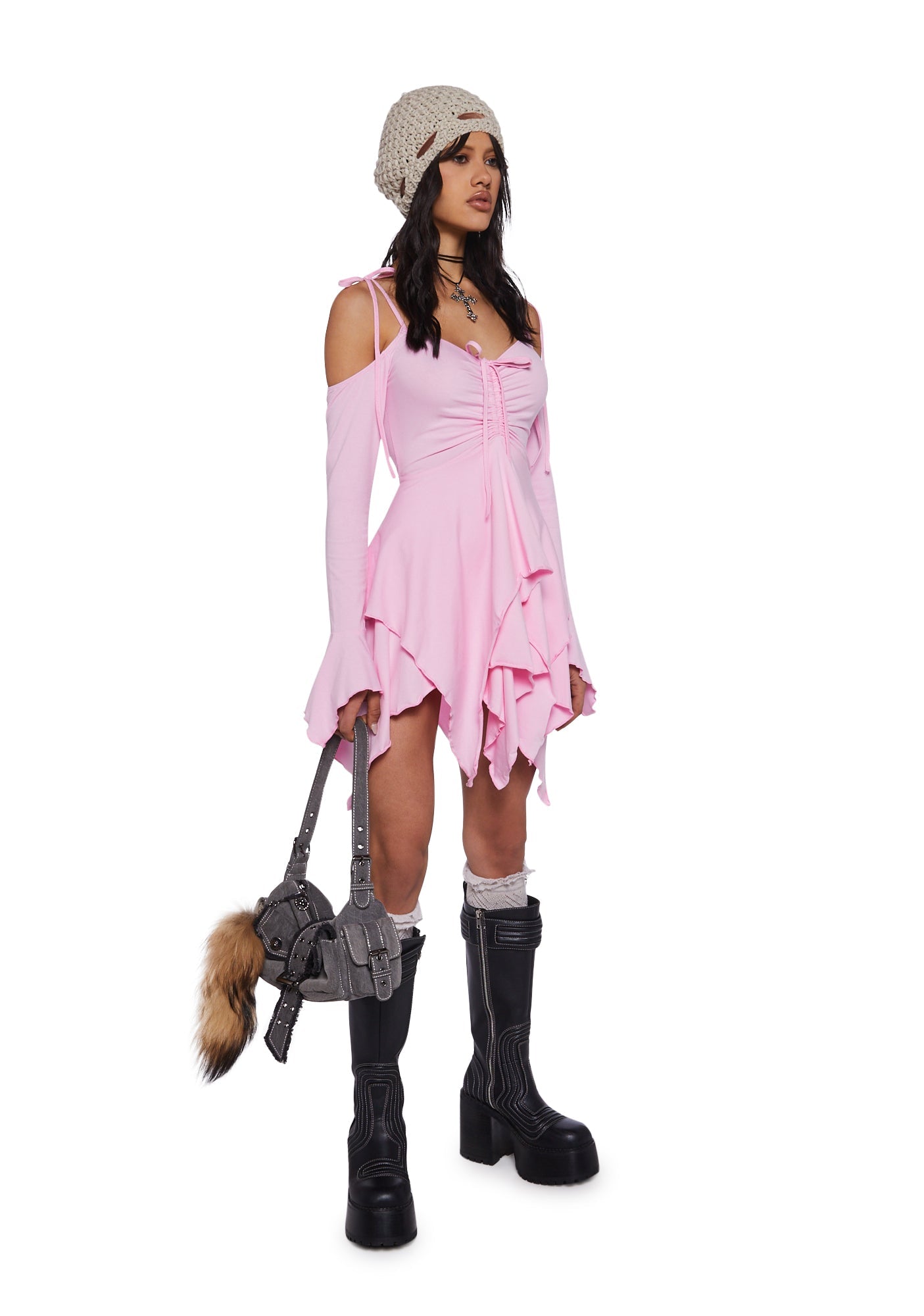 F is For Fairies Handkerchief Dress – Pink