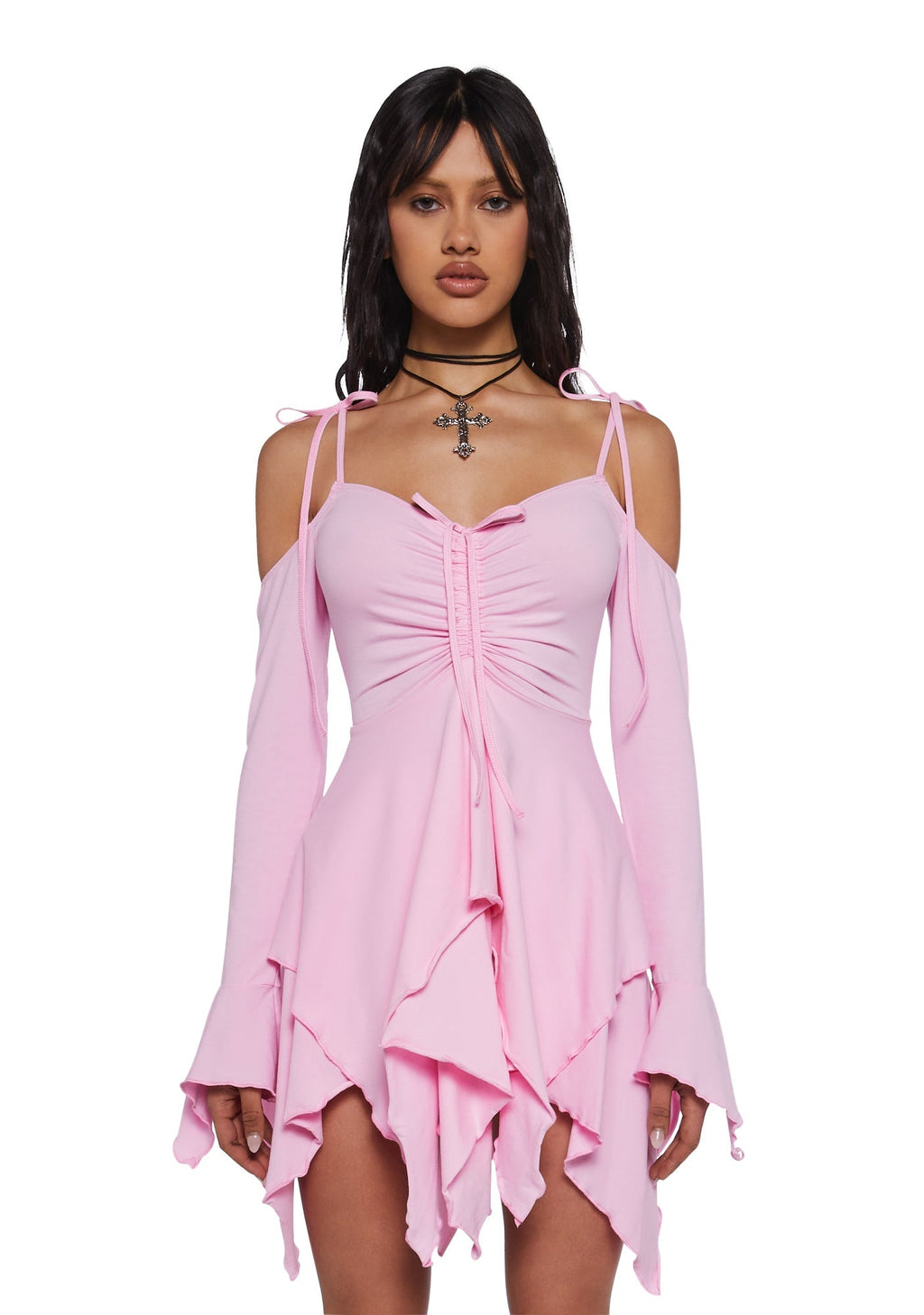 F is For Fairies Handkerchief Dress – Pink