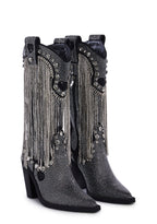 Present Perfect Cowboy Boots – Silver