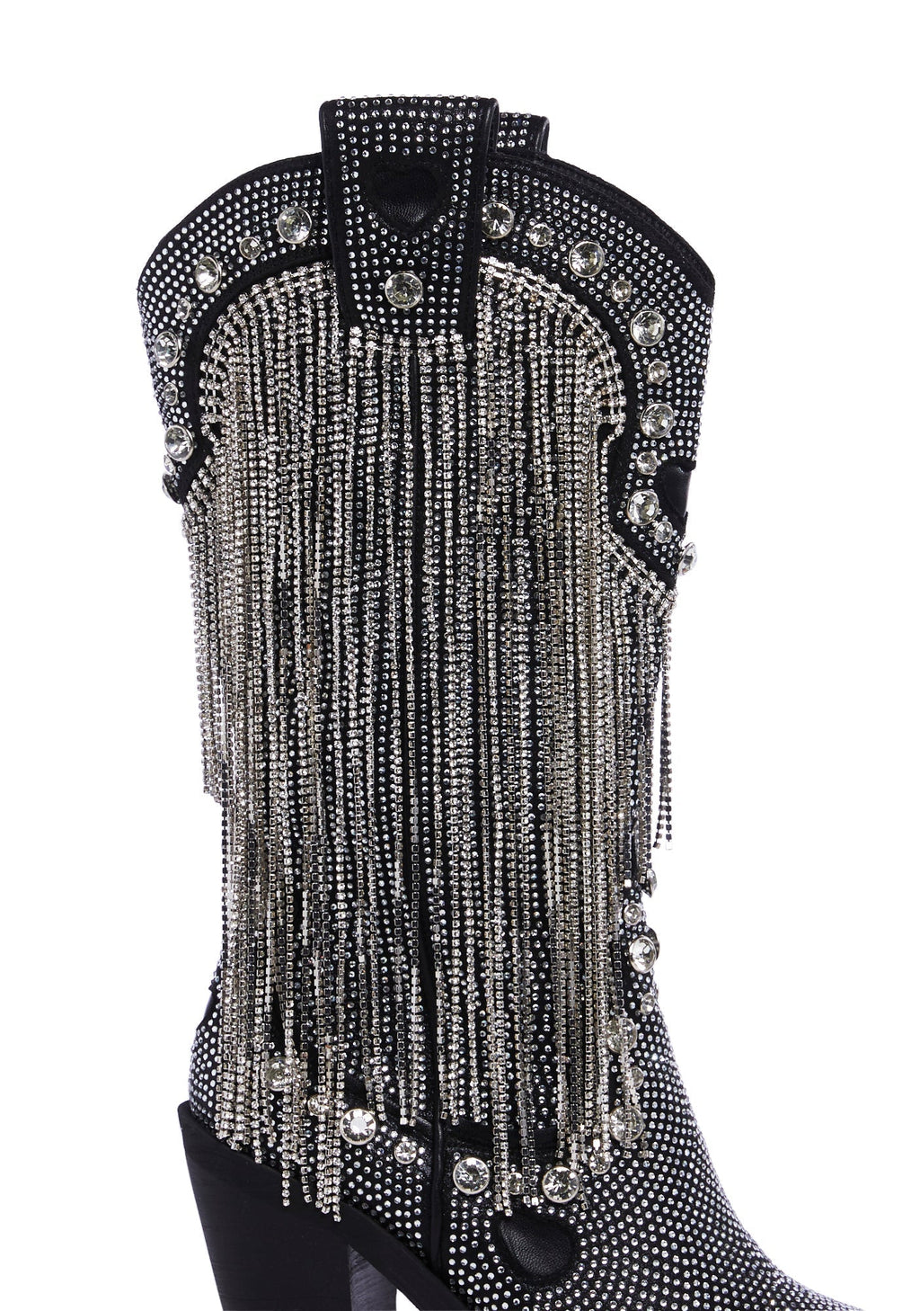 Present Perfect Cowboy Boots – Silver