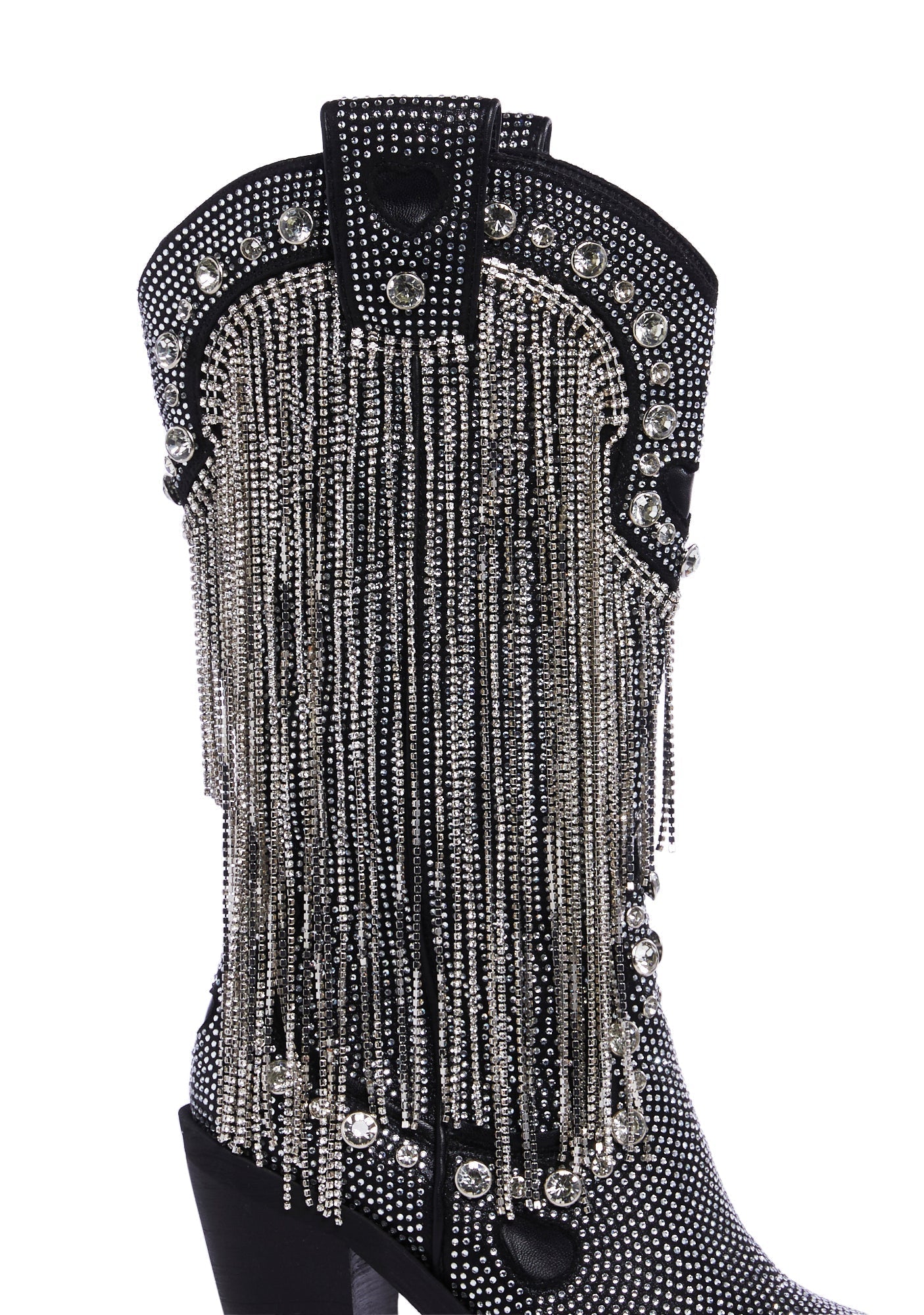 Present Perfect Cowboy Boots – Silver