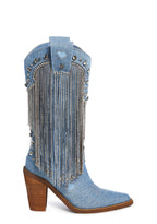 Present Perfect Cowboy Boots – Blue