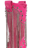 Present Perfect Cowboy Boots – Dark Pink