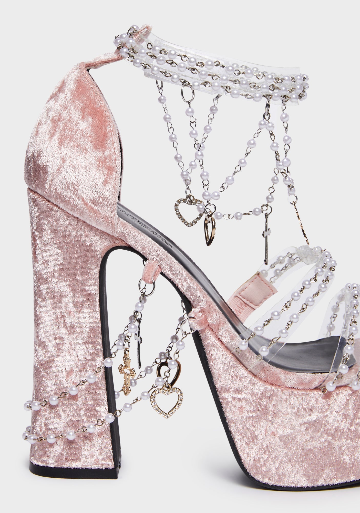 Holy Revelation Platform Heels – Pink