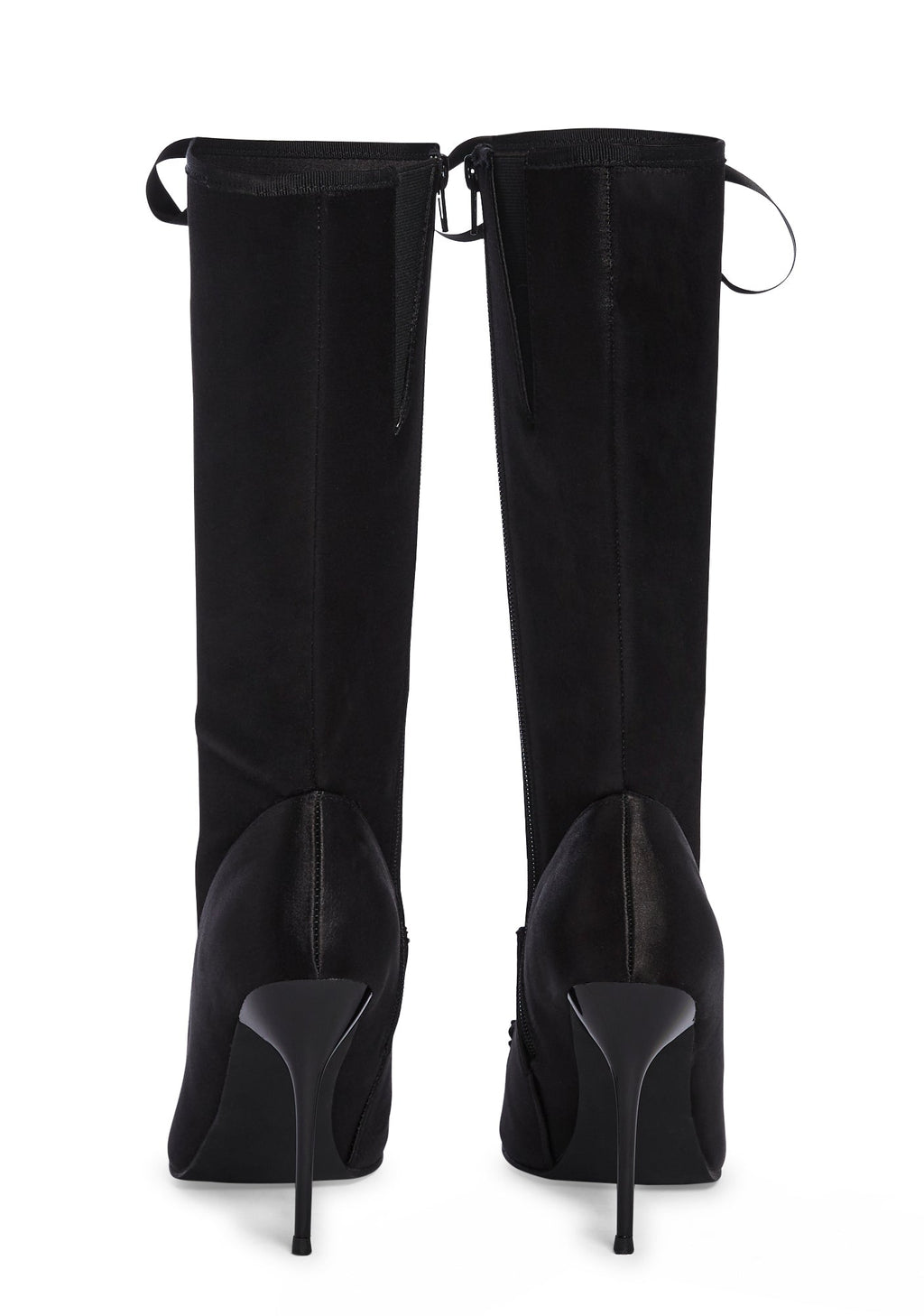 Scandalous Seduction Heeled Boots – Black