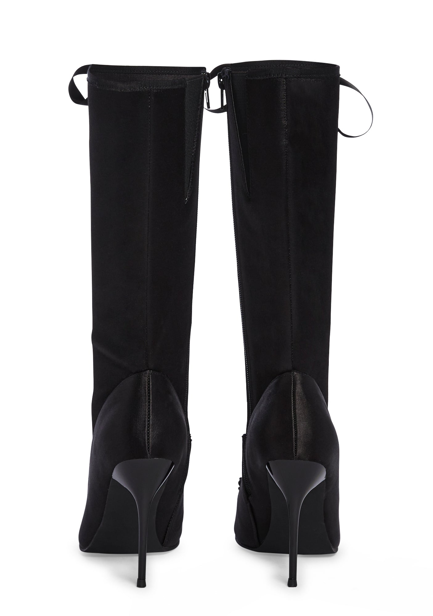 Scandalous Seduction Heeled Boots – Black