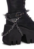 World On Edge Combat Boots
