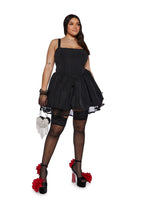Plus Magic Moves Corset Dress – Black