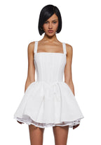Magic Moves Corset Dress – White