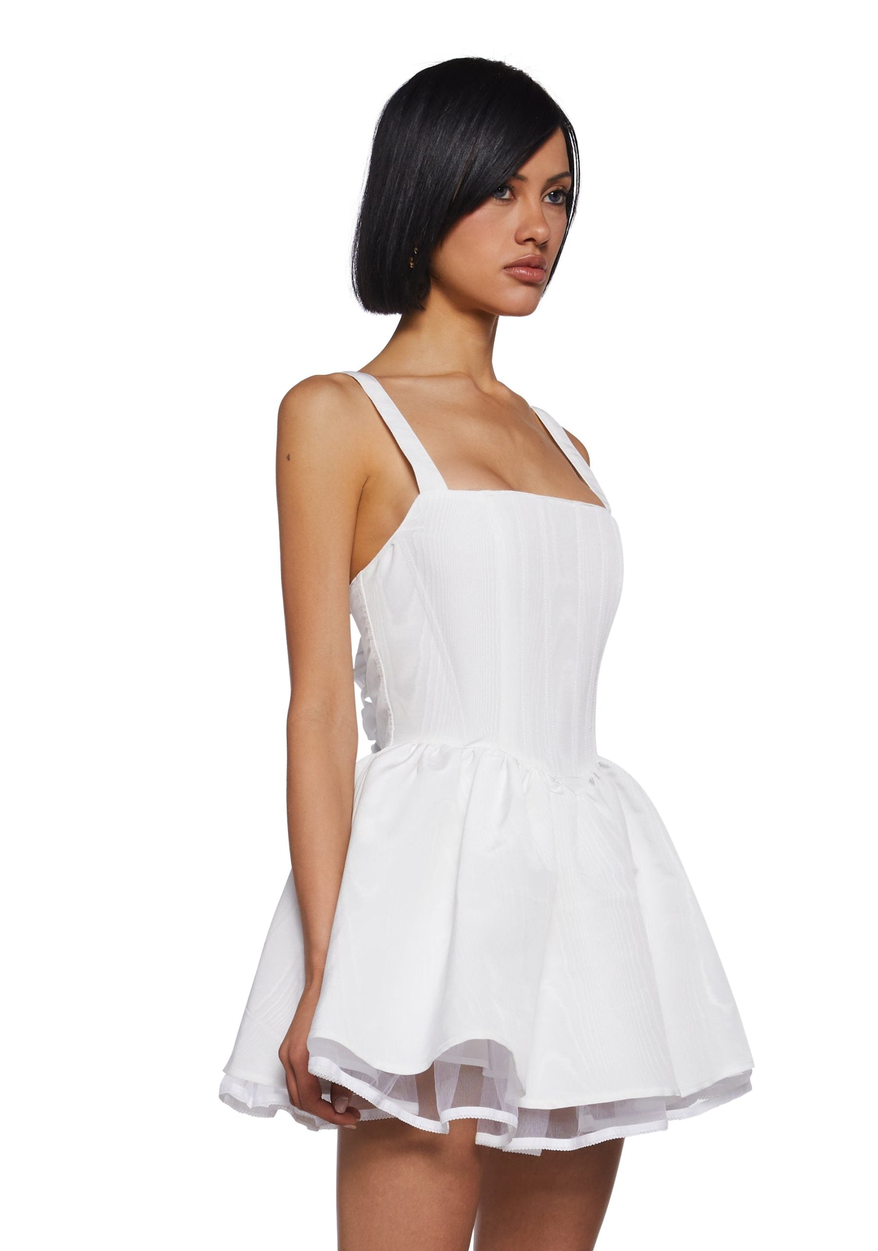 Magic Moves Corset Dress – White