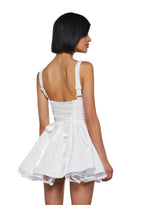 Magic Moves Corset Dress – White