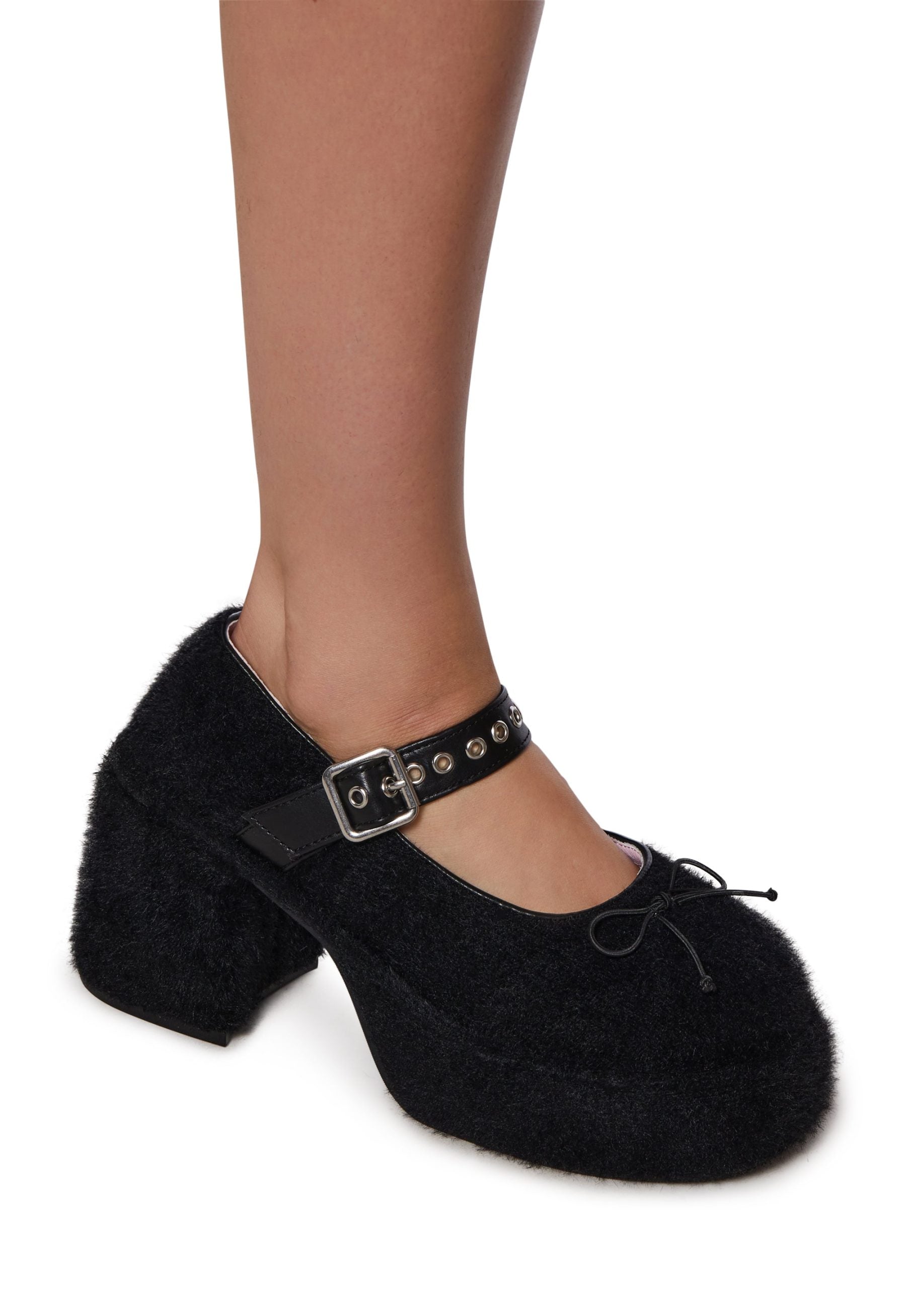 Twirling Perfection Mary Janes – Black