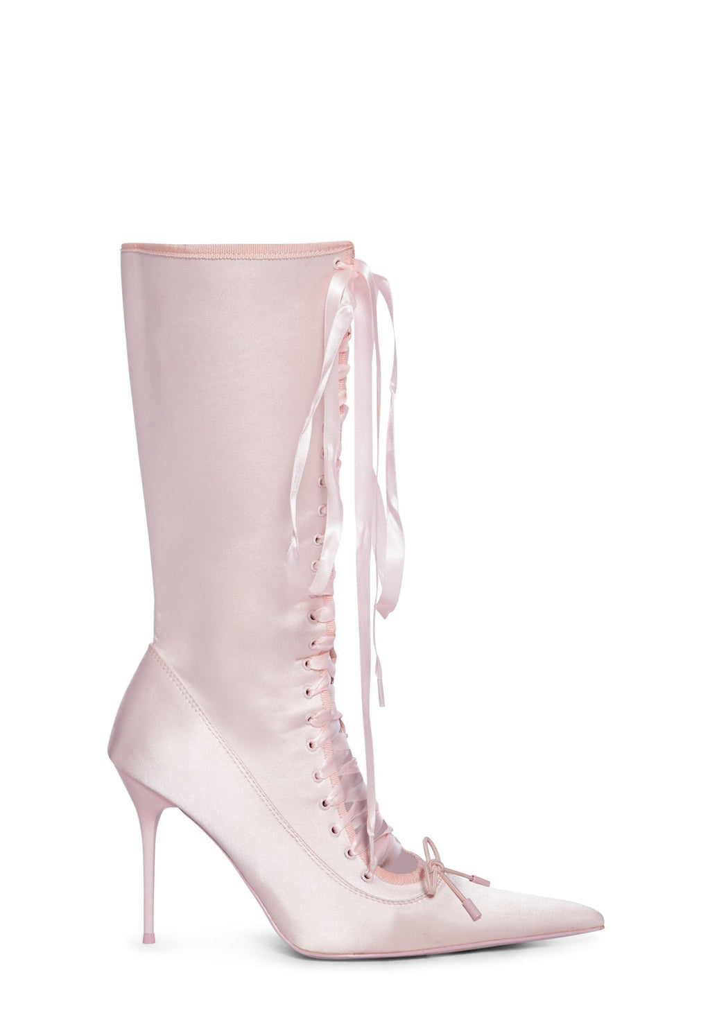 Scandalous Seduction Heeled Boots – Pink