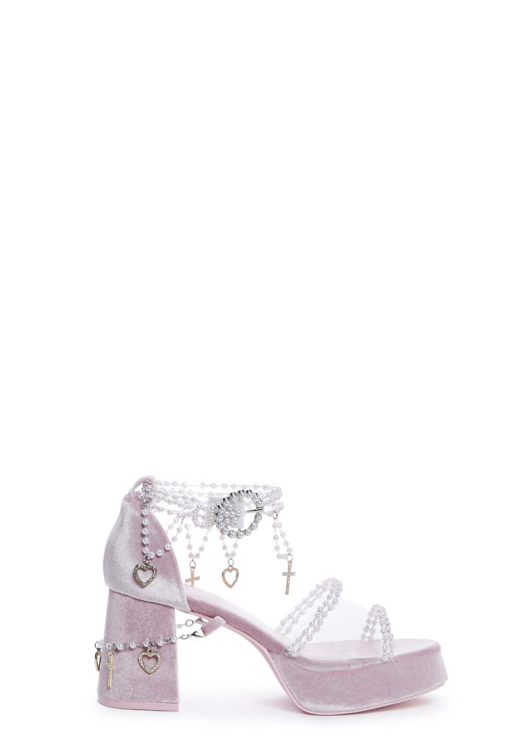Holy Revelation Platform Sandals – Pink