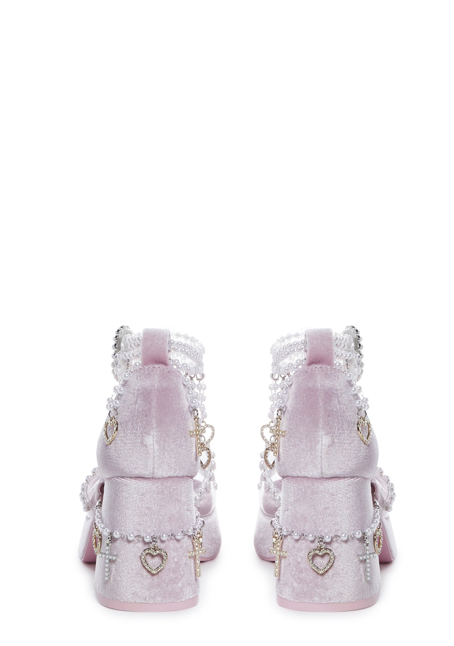 Holy Revelation Platform Sandals – Pink