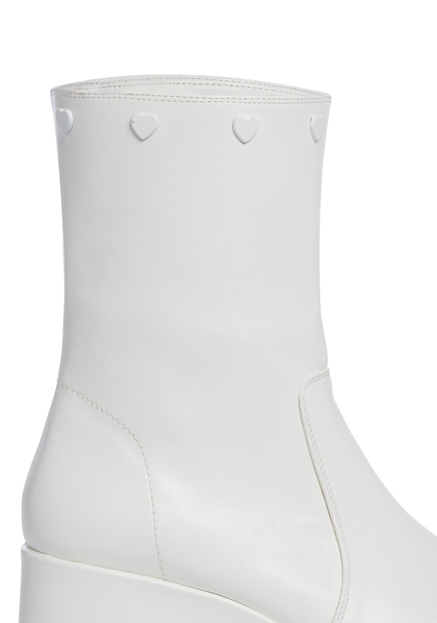 Snuggle Wonderland Platform Boots – White