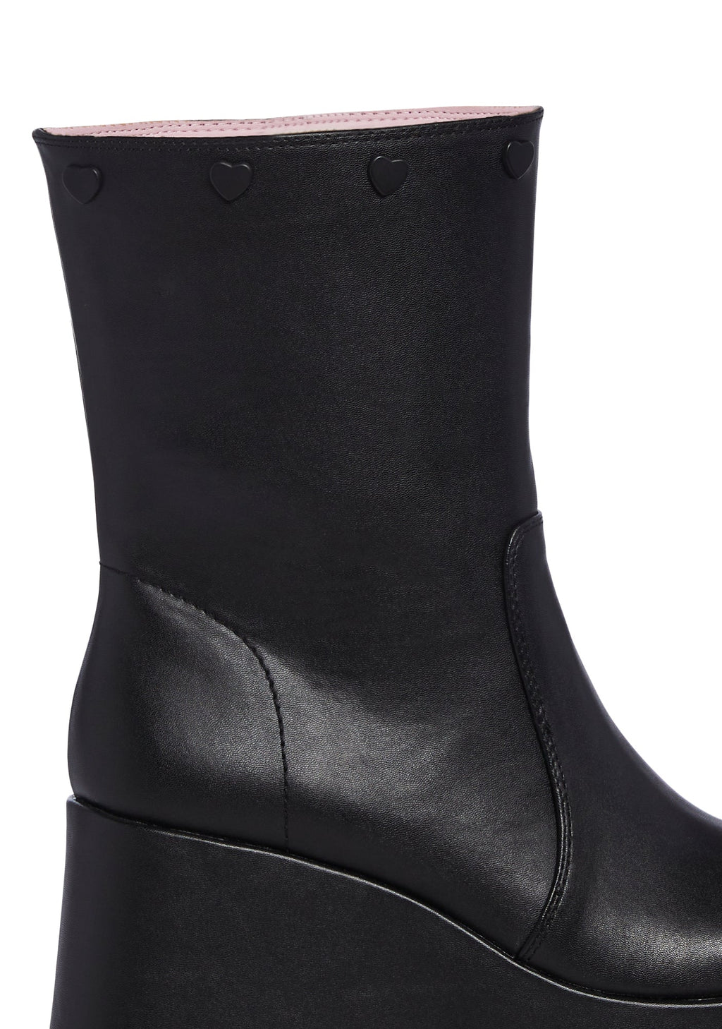 Snuggle Wonderland Platform Boots – Black