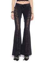 Wild Wanderer Flare Jeans – Black