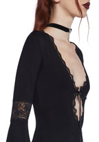 Whispering Wind Romper – Black