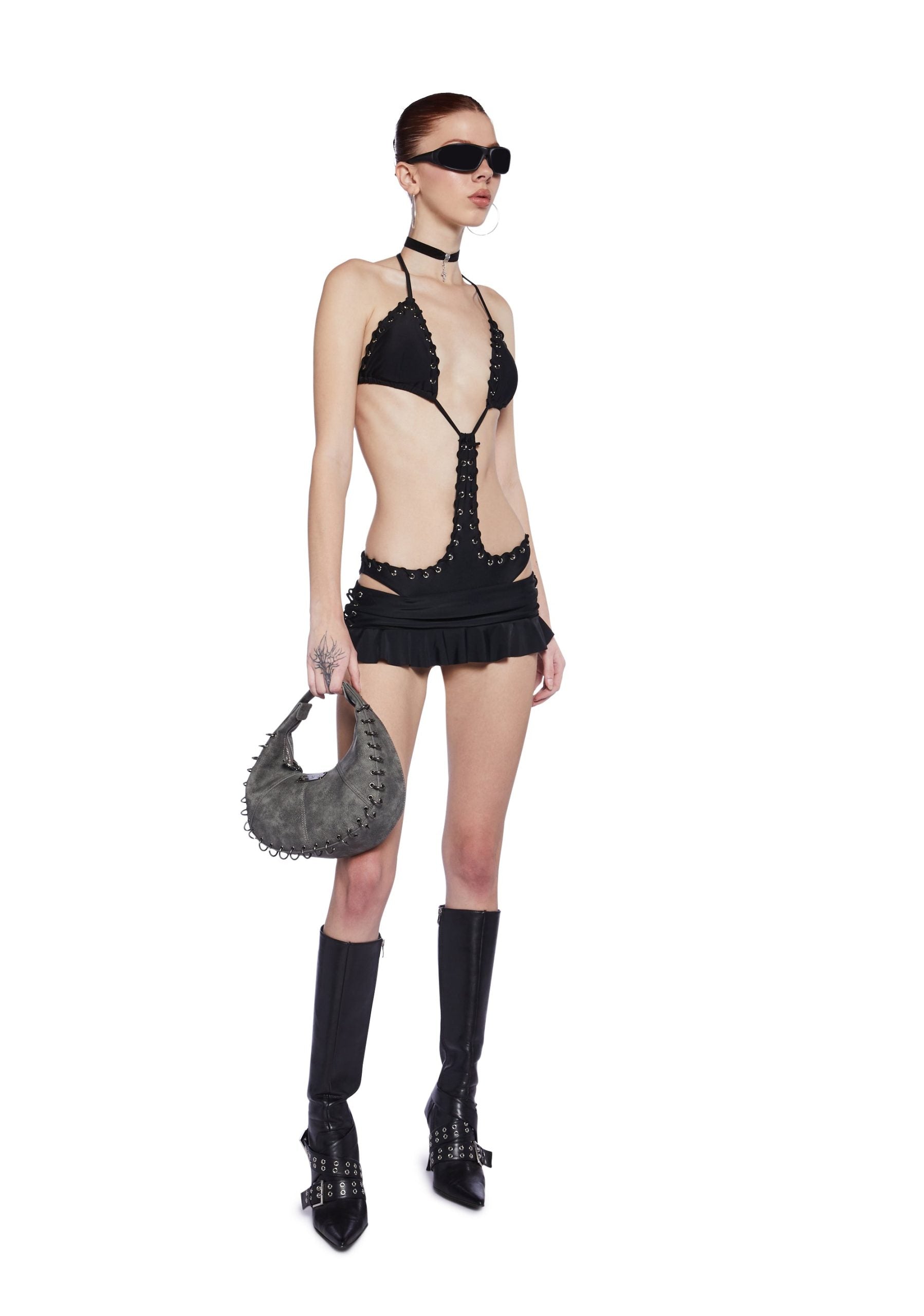 Romy Monokini And Skirt Set