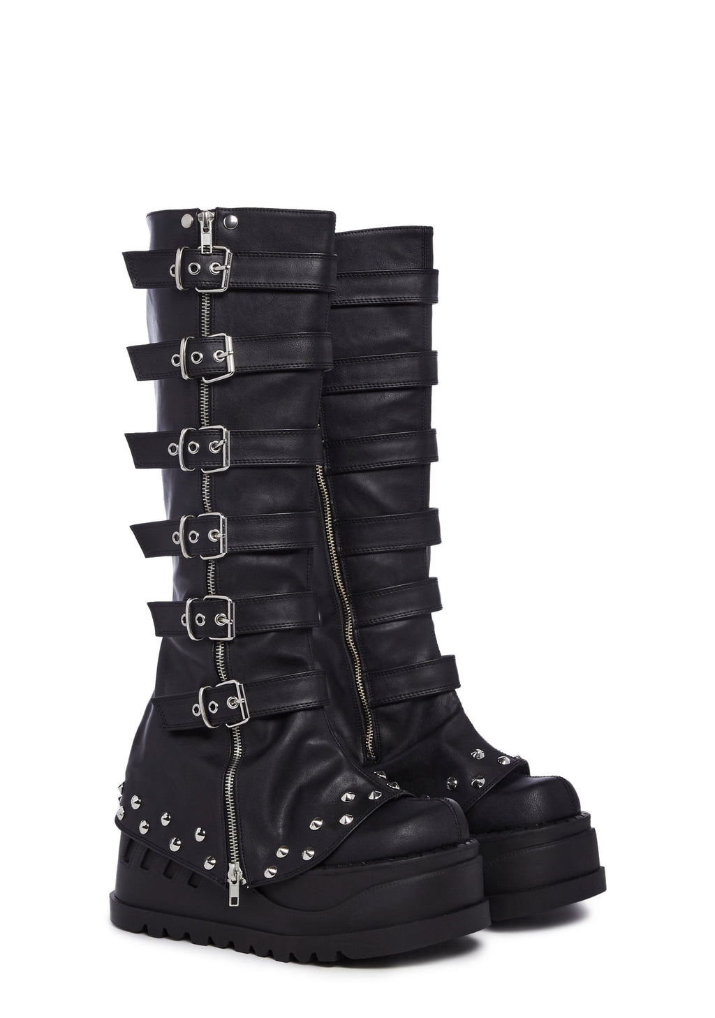 Stomp-223 Platform Knee High Boots