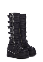 Stomp-223 Platform Knee High Boots