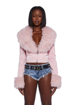Covet Moto Jacket – Pink