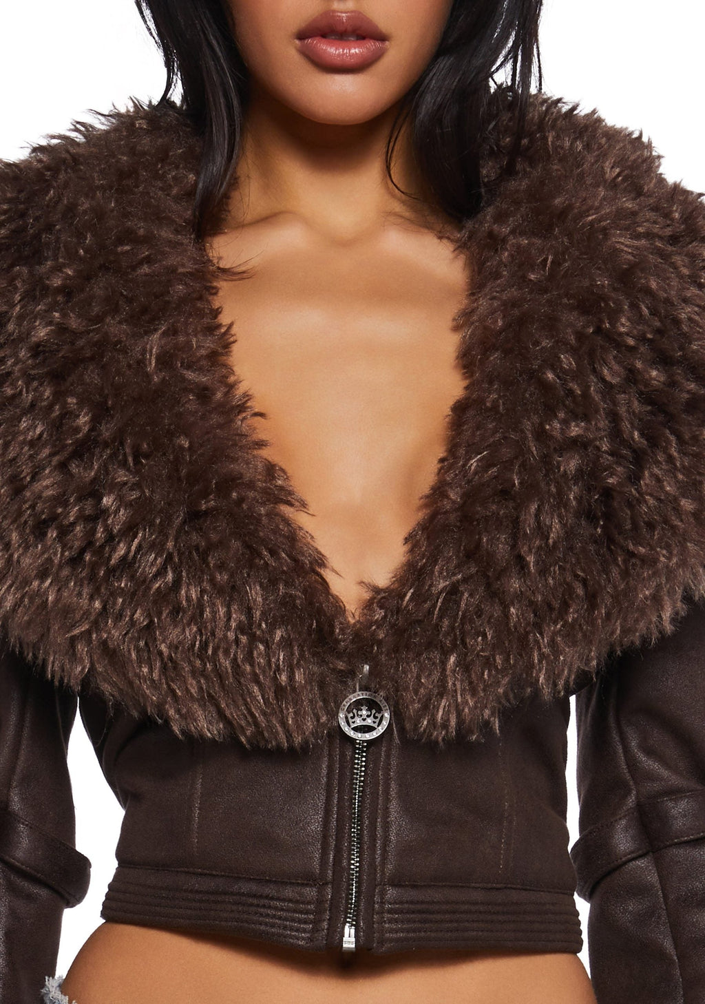 Covet Moto Jacket – Brown