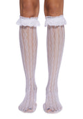 Love Potion Knee High Socks – White
