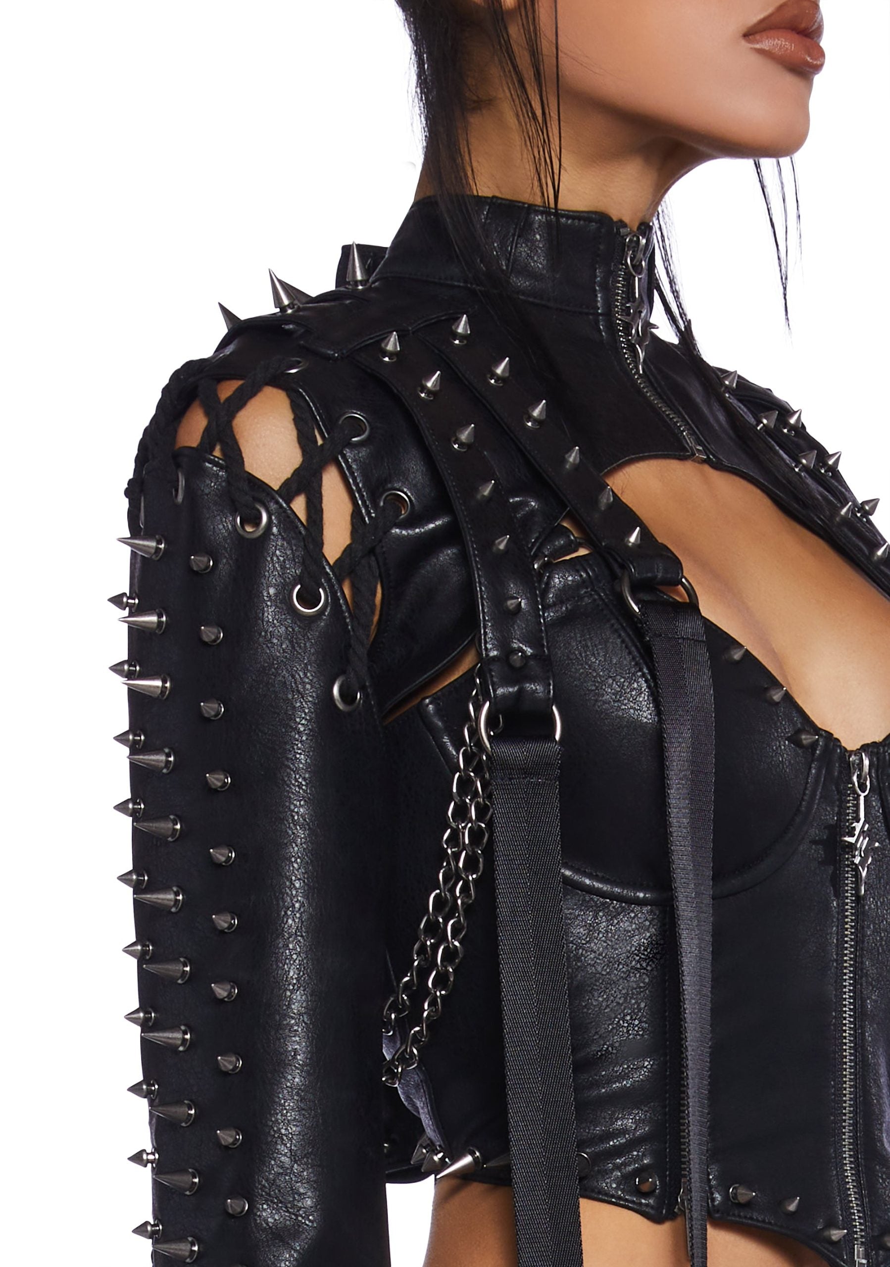 Downbeat Spiked Shrug