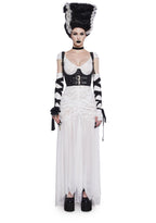 Reanimated Bride Premium Costume And Wig Set