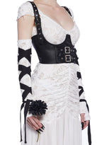 Reanimated Bride Premium Costume And Wig Set