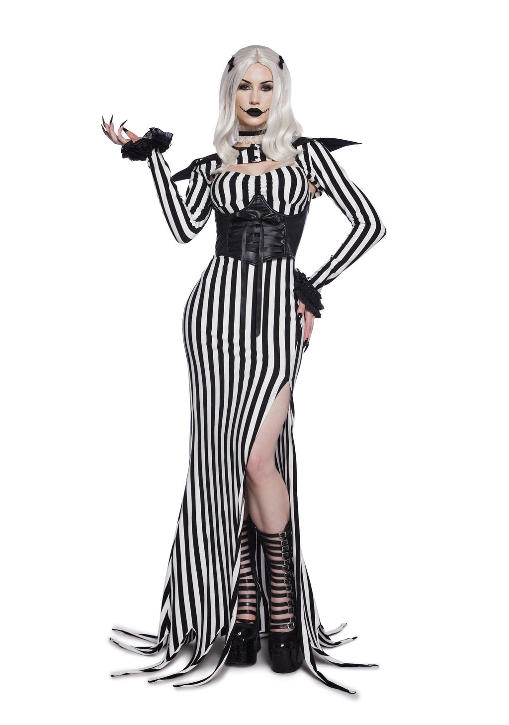 Nightmare Pumpkin King Premium Costume And Wig Set