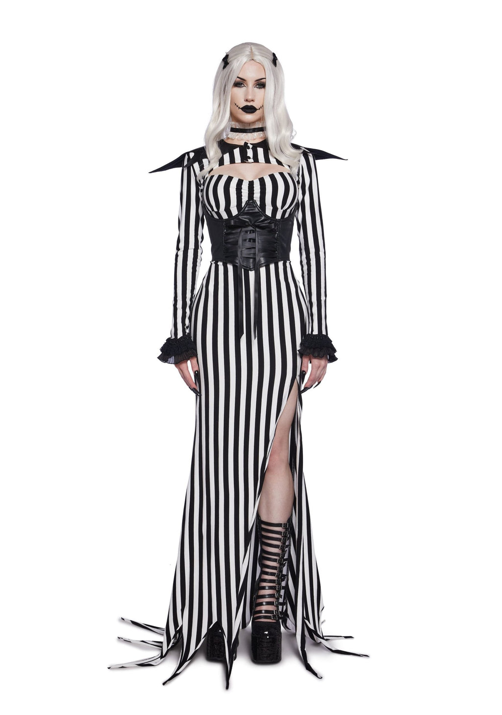 Nightmare Pumpkin King Premium Costume And Wig Set