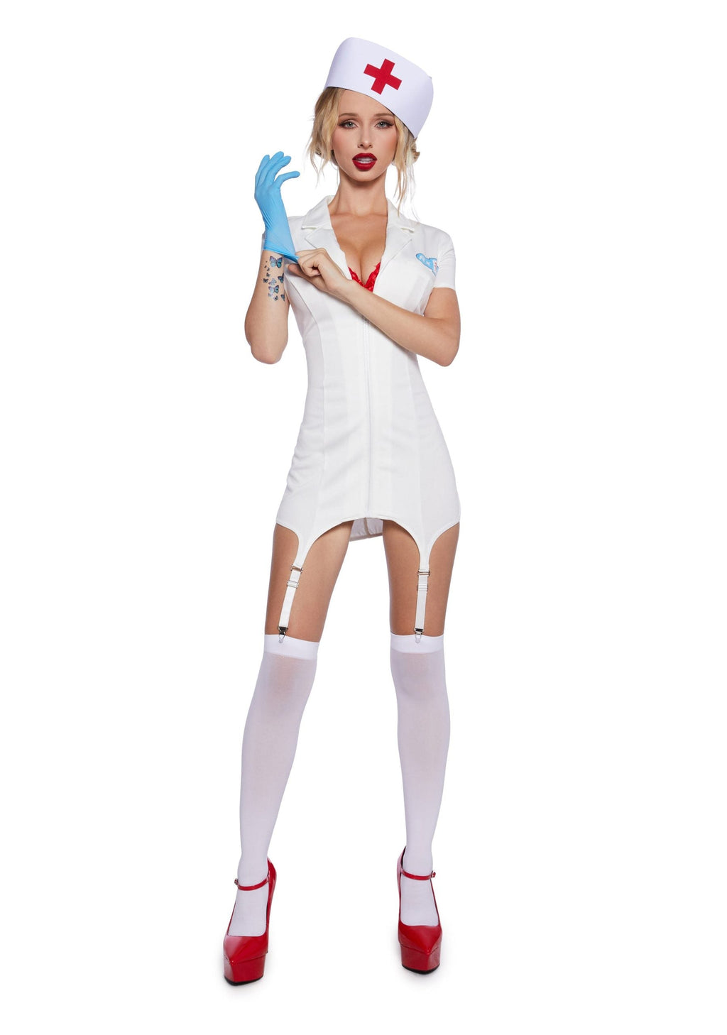 Pop Punk Nurse Costume Set