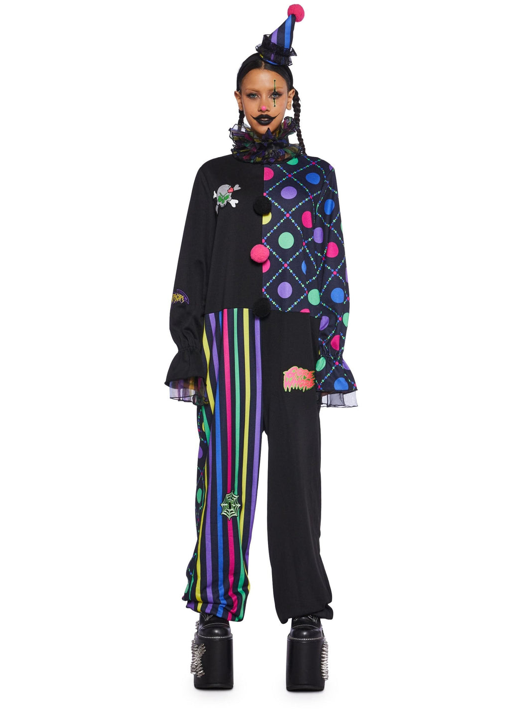 Graffiti Giggles Clown Costume Set