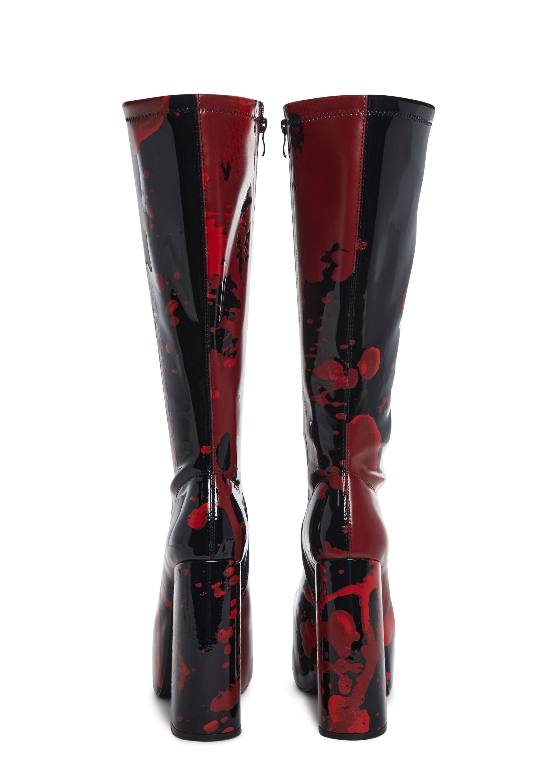 Scream Queen Gogo Boots – Black