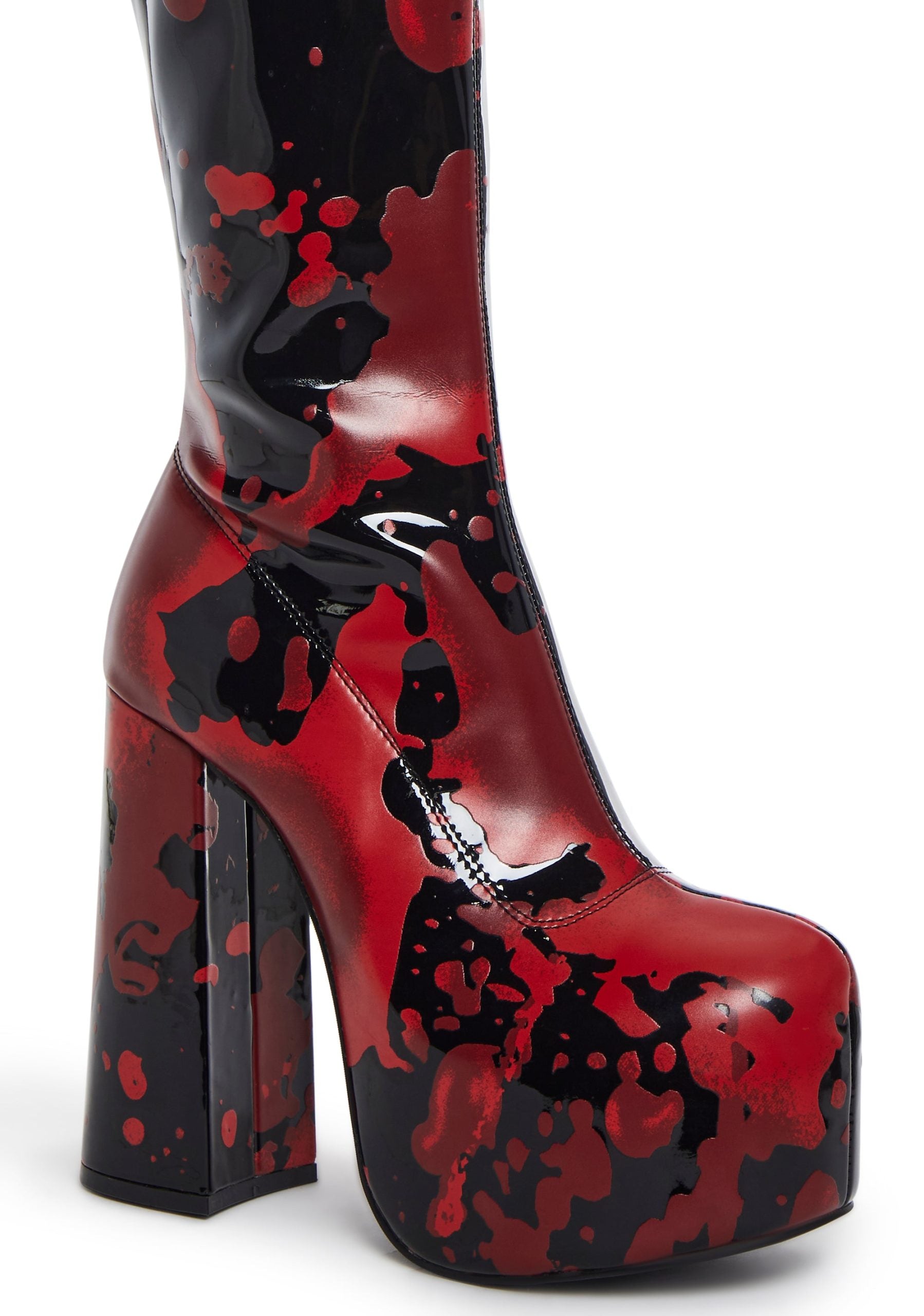 Scream Queen Gogo Boots – Black