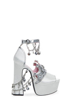 Royal Charm Peep Toe Heels