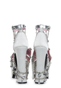 Royal Charm Peep Toe Heels
