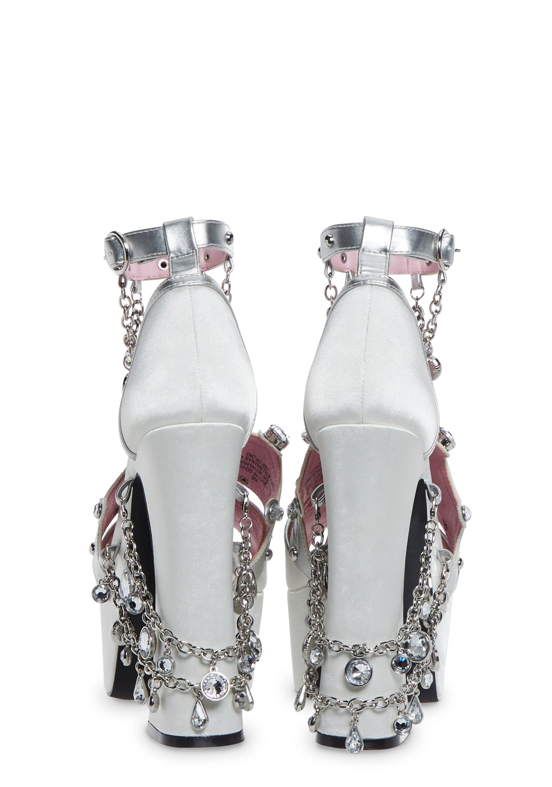 Royal Charm Peep Toe Heels