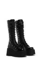 Glam Grit Knee High Boots