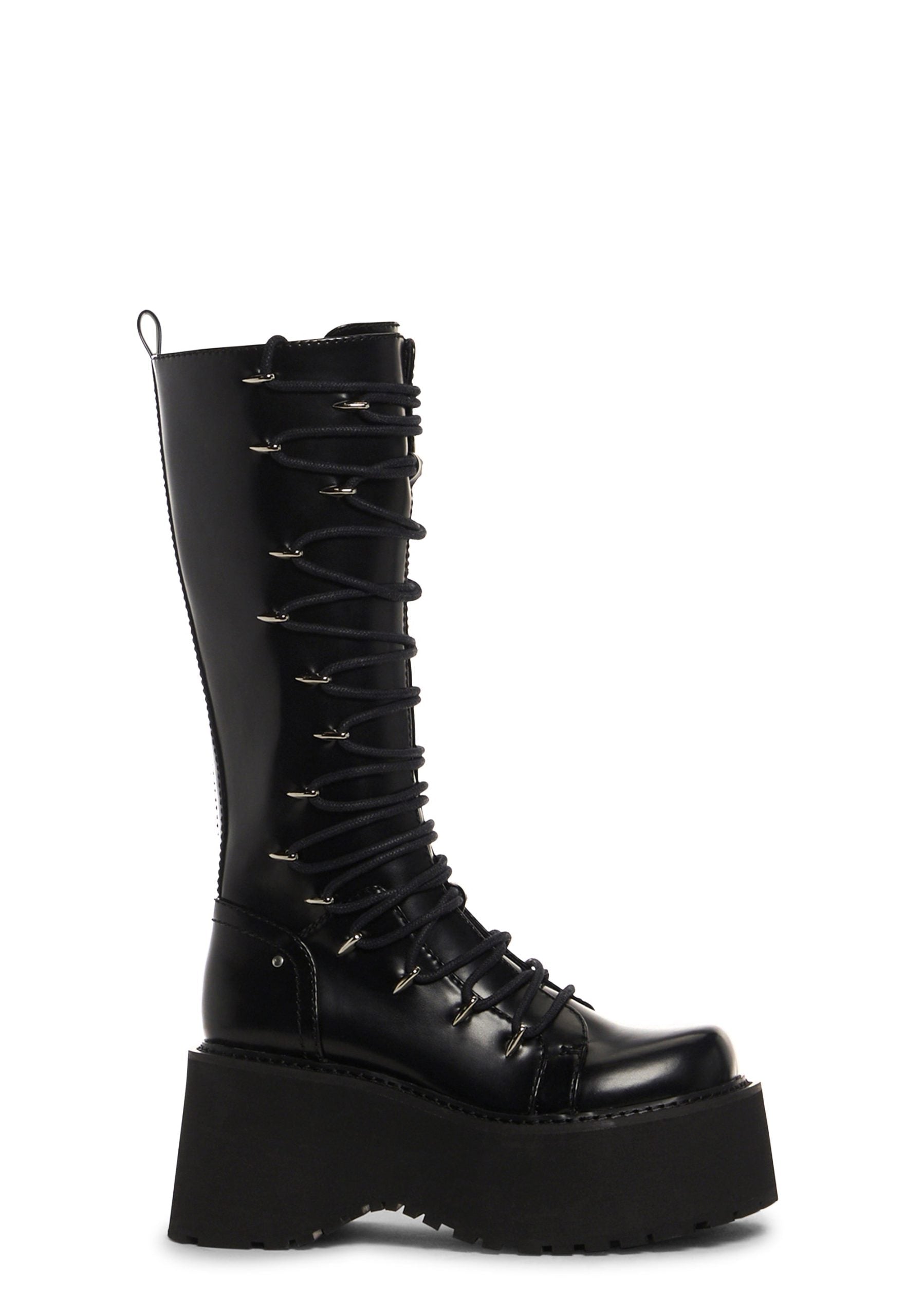 Glam Grit Knee High Boots