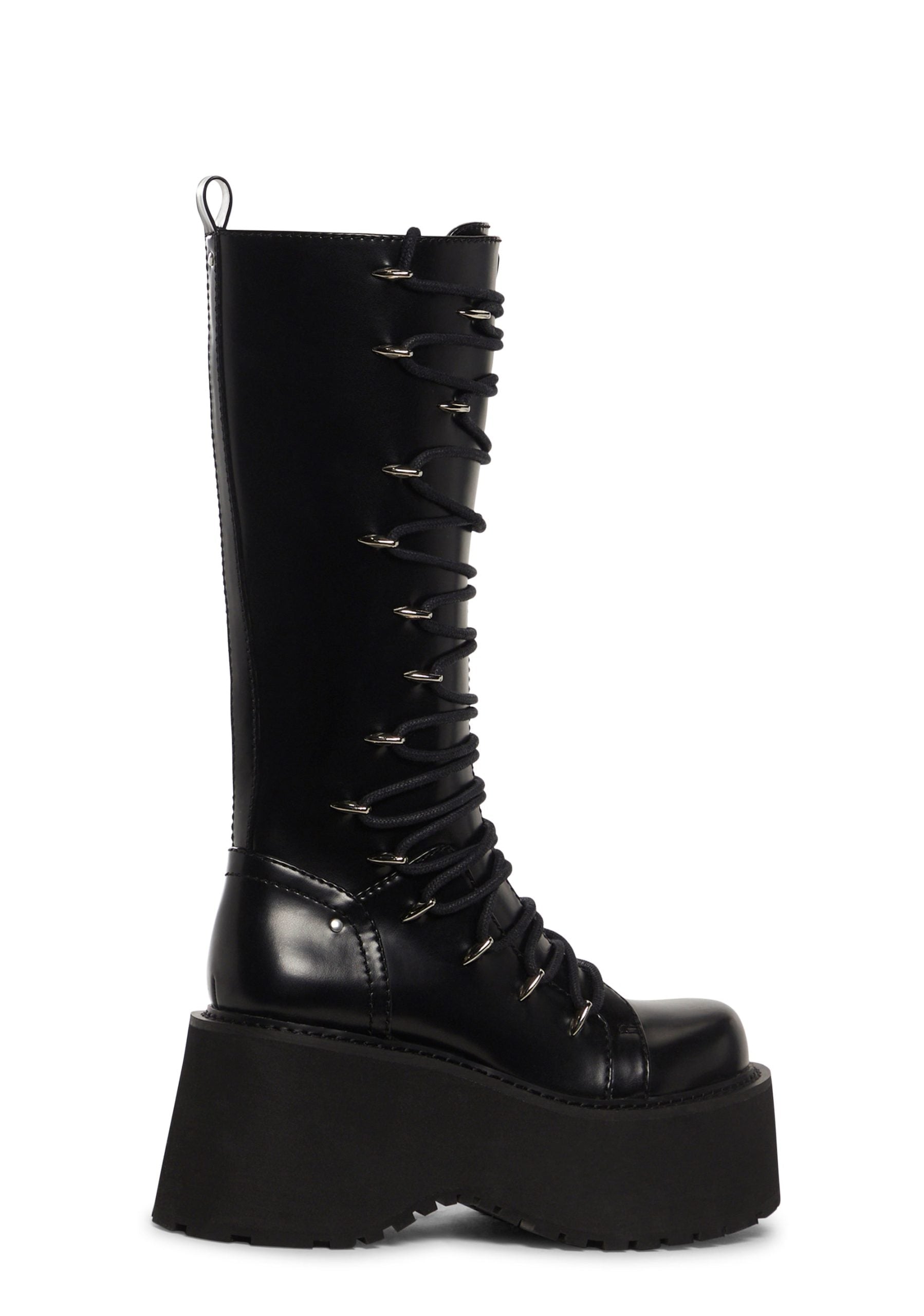 Glam Grit Knee High Boots