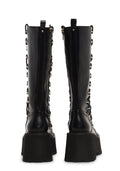 Glam Grit Knee High Boots