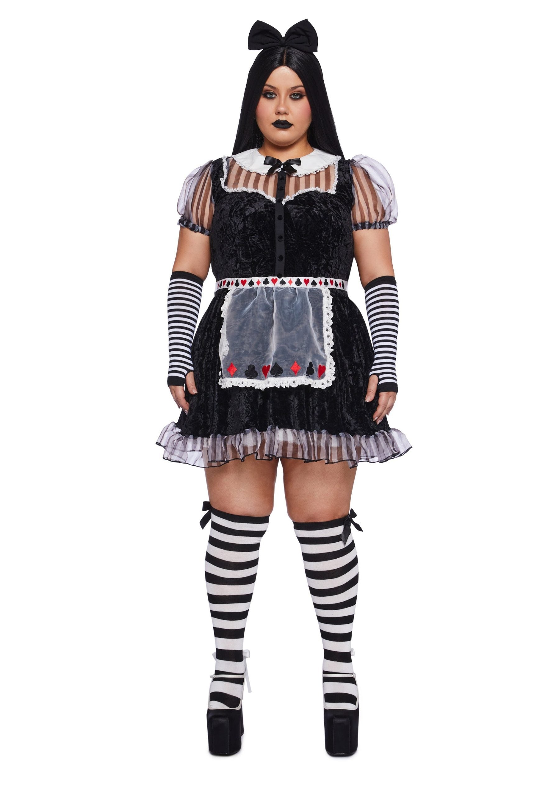 Plus Malice In Wonderland Costume Set