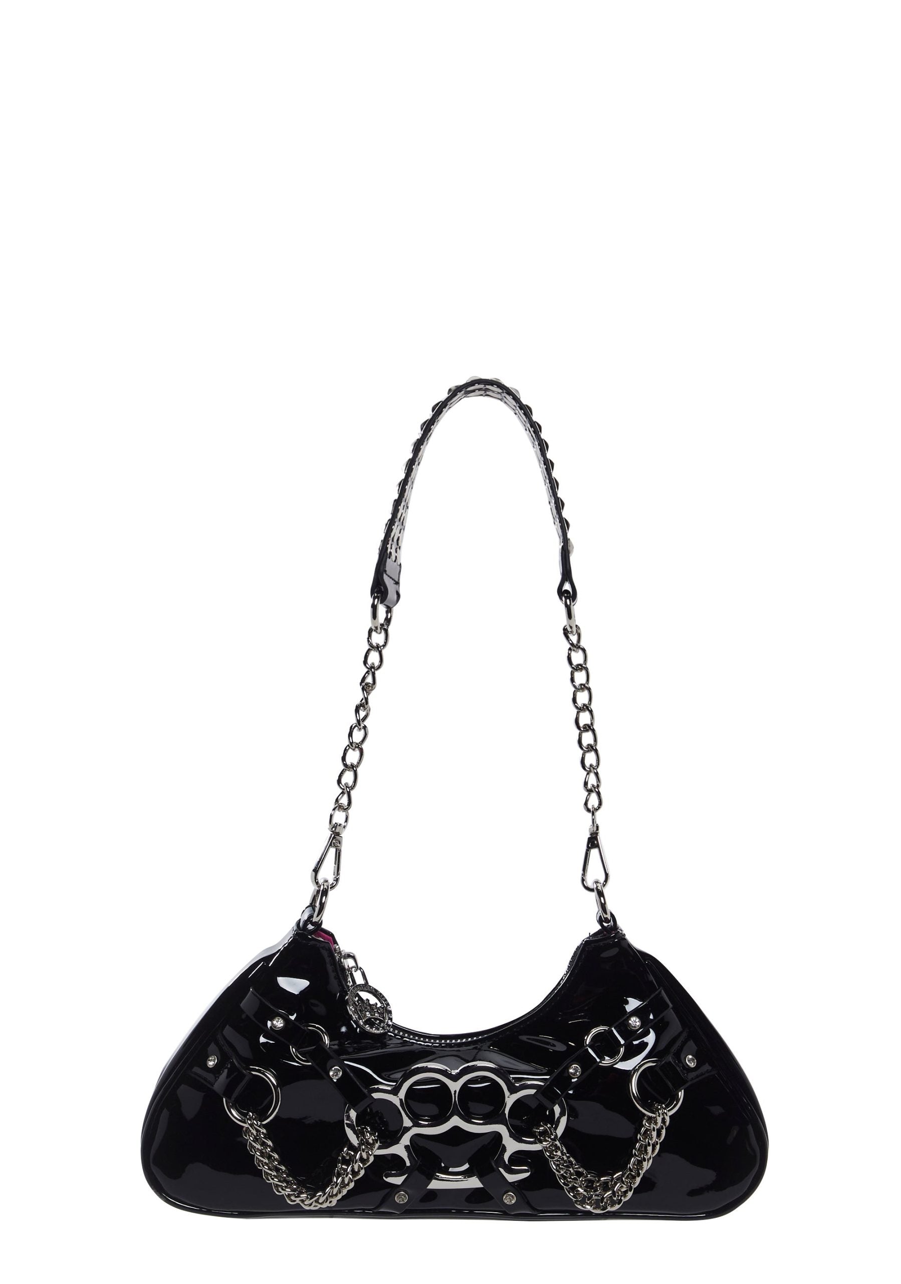 Ciska Brass Knuckle Shoulder Bag