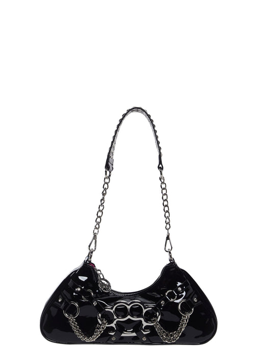 Ciska Brass Knuckle Shoulder Bag