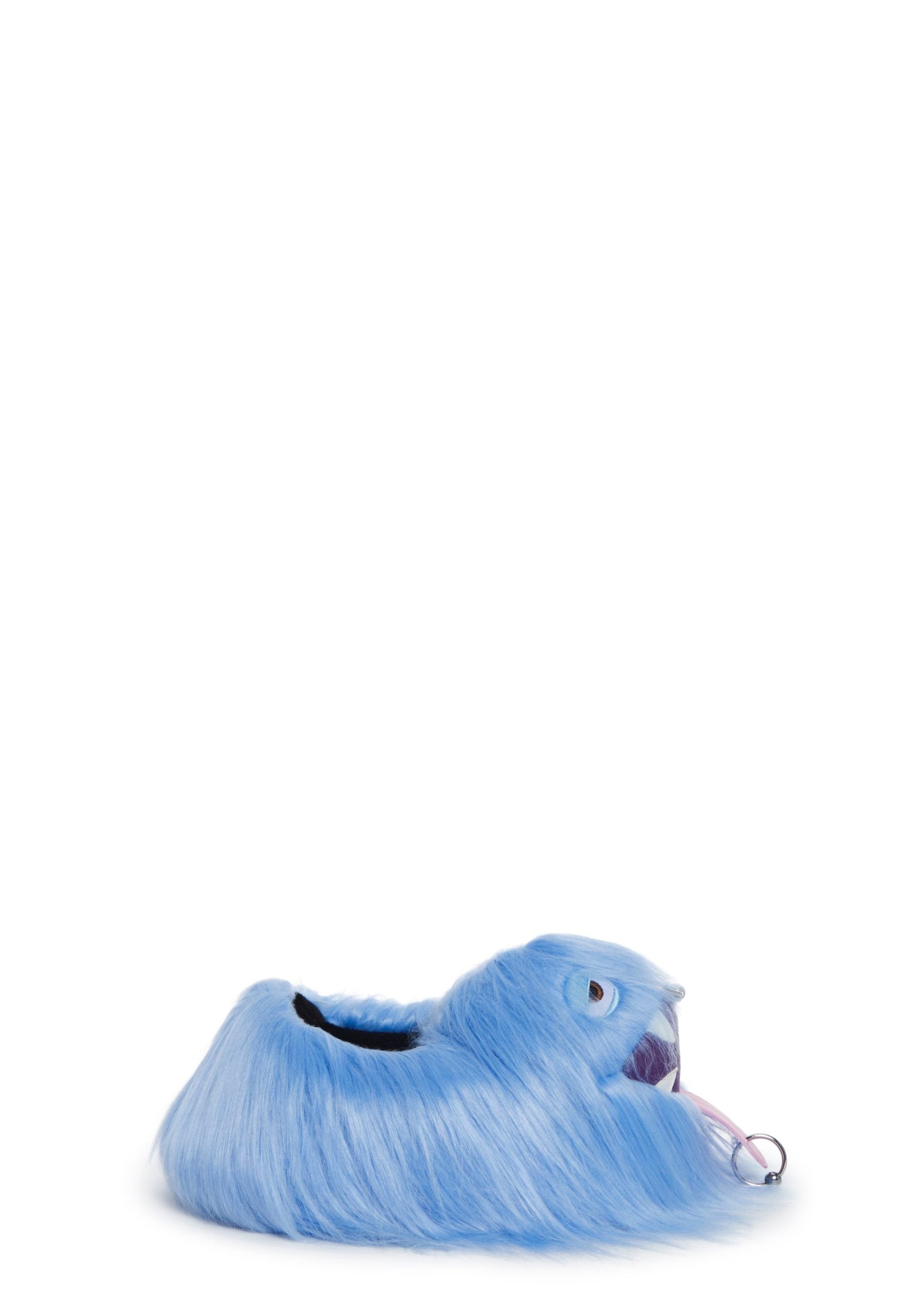 Case Of The Grumpies Fuzzy Slippers – Kooky Monster