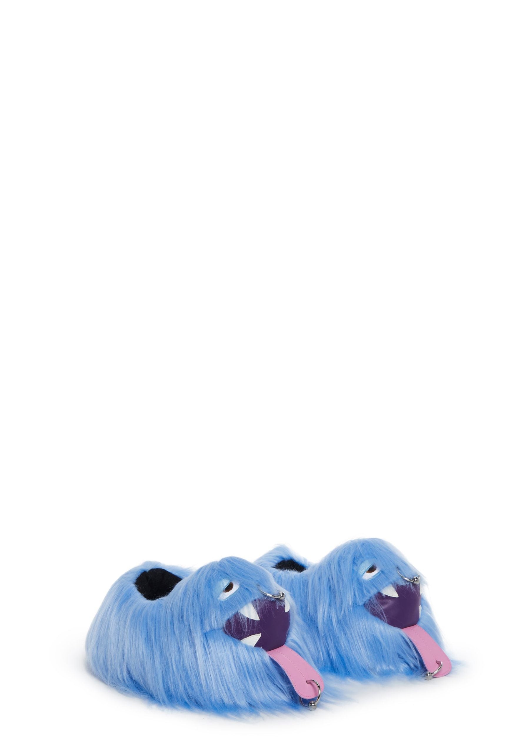 Case Of The Grumpies Fuzzy Slippers – Kooky Monster